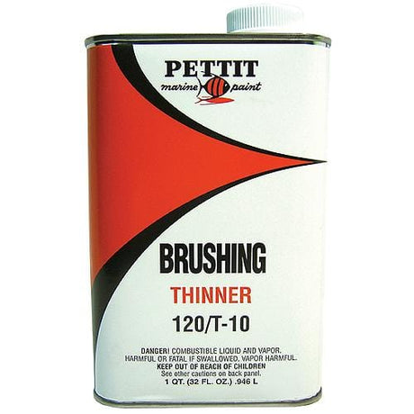 Pettit Qualifies for Free Shipping Pettit Quart No 120/T-10 Brushing Thinner #11212008