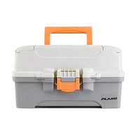 Plano Qualifies for Free Shipping Plano 2 Tray Tackle Box Light Grey/Dark Grey #P000403