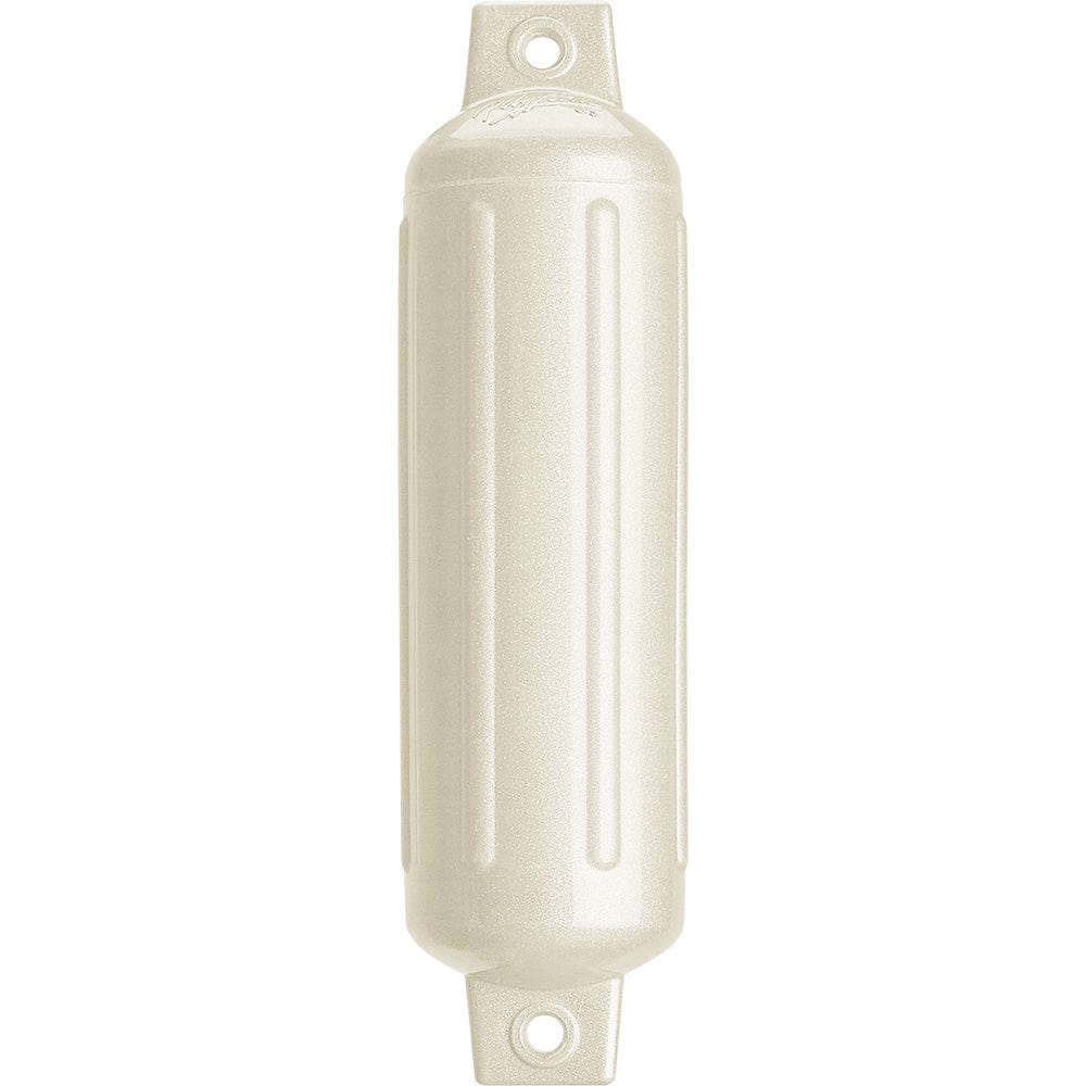 Polyform U.S. Qualifies for Free Shipping Polyform G-2 Twin Eye Fender 4.5" x 15.5" Metallic White #G-2-METALLIC WHITE