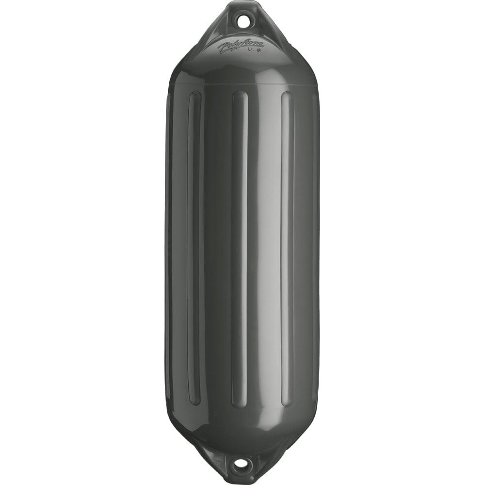 Polyform U.S. Not Qualified for Free Shipping Polyform NF-3 Heavy-Duty Twin Eye Fender 5.6" x 19" Graphite #NF-3 GRAPHITE
