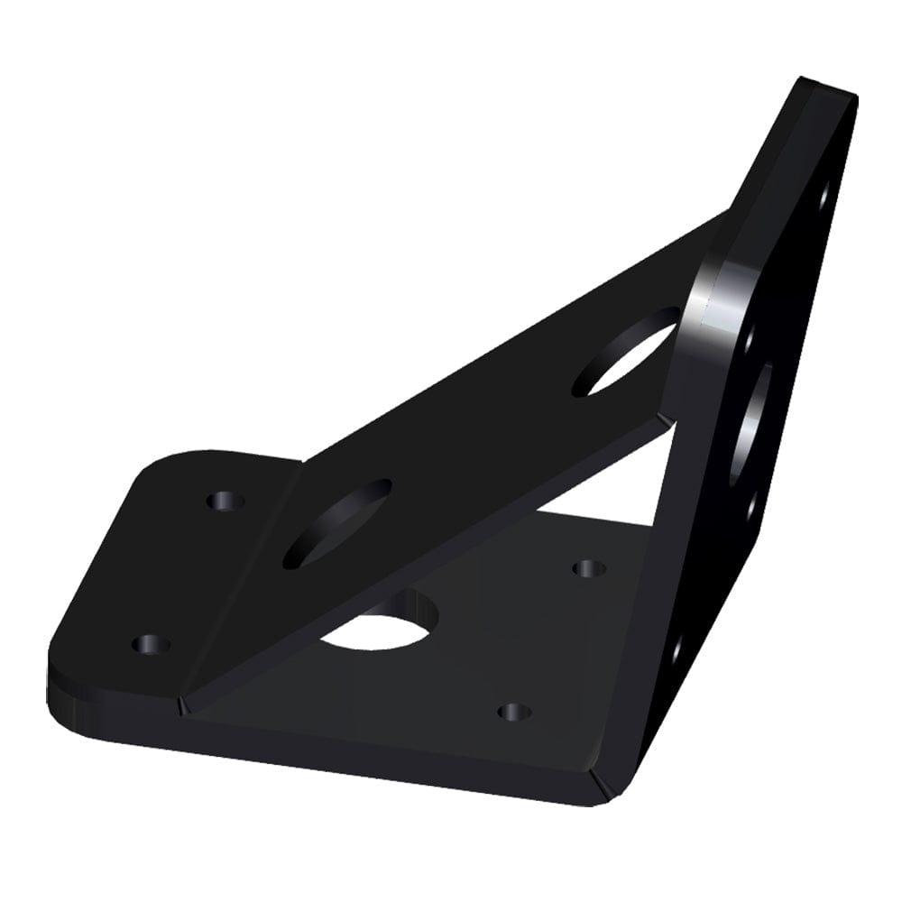 Power-Pole Qualifies for Free Shipping Power-Pole Deck Mount 0" Setback 6" Rise Black #PKB-D-0-4-U-BK