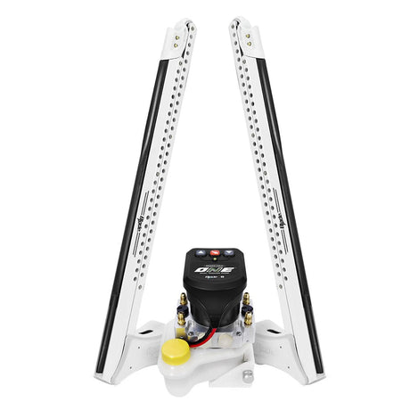 Power-Pole Not Qualified for Free Shipping Power-Pole One Pump BLS 8' Dual Pole White #PP-2-BLS-8-WT