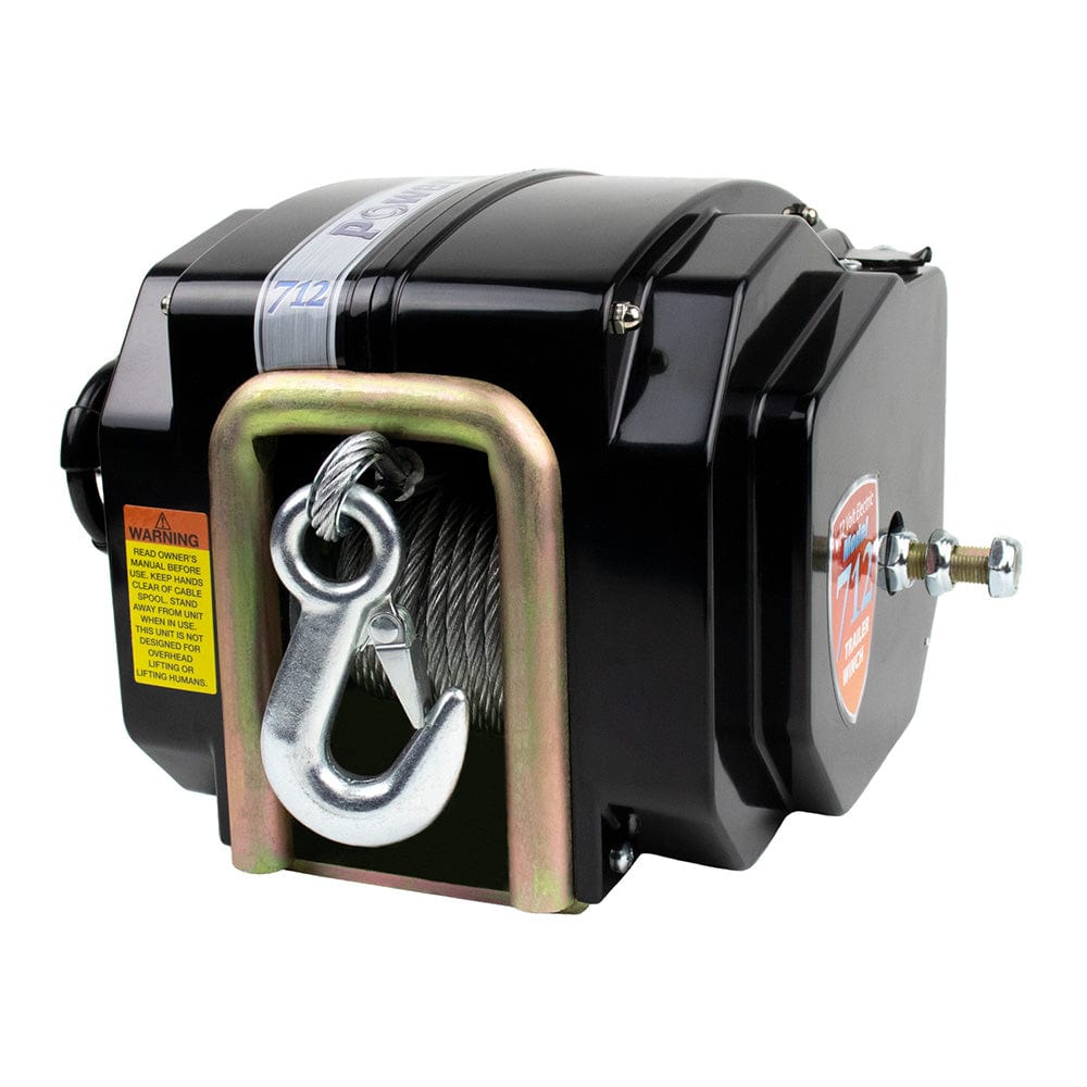 Powerwinch Qualifies for Free Shipping Powerwinch 712A Trailer Winch with 20' Strap #P77712-S
