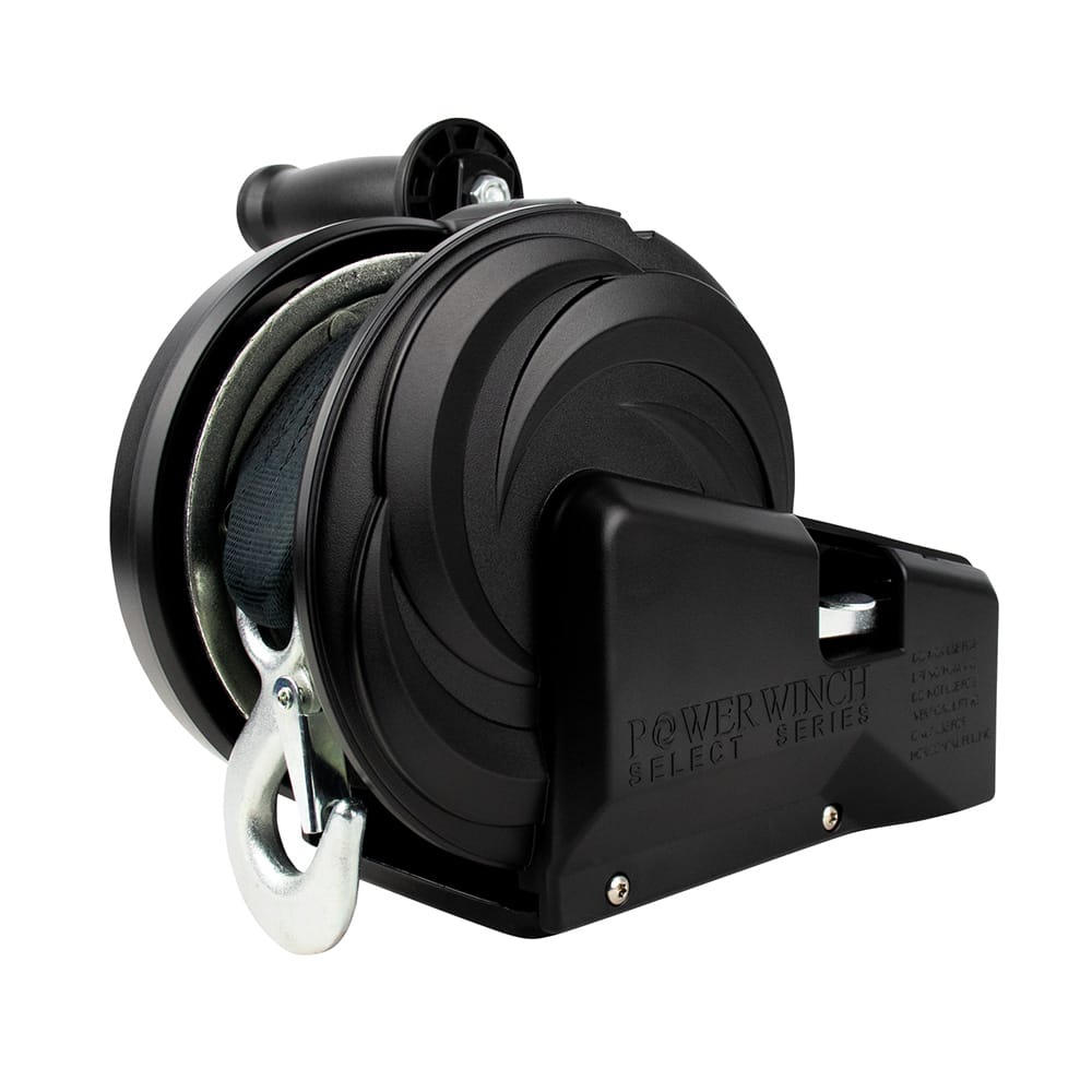Powerwinch Qualifies for Free Shipping Powerwinch Select Series Winch 2000 lb 2-Speed 6" Crank Arm #21400-W-2000-6-B-R