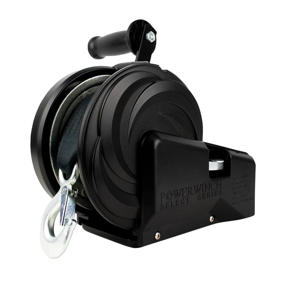 Powerwinch Qualifies for Free Shipping Powerwinch Select Series Winch 2000 lb 2-Speed 8" Crank Arm #21400-W-2000-8-B-R