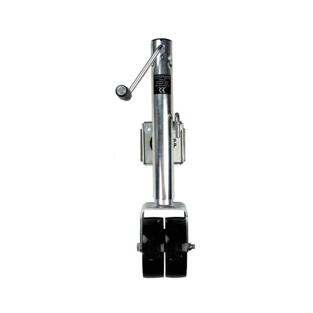 Powerwinch Qualifies for Free Shipping Powerwinch Utility Series Jack 1500 lb Weld-On Double Wheel #21500-J-1500-W2-Z-R