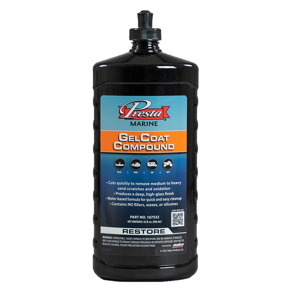 Presta Qualifies for Free Shipping Presta Gel Coat Compound 32 oz #167532