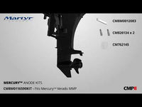 CMP Global Mercury Verado Anode Kit 8m0116590 Alum #CM8M0116590KITA
