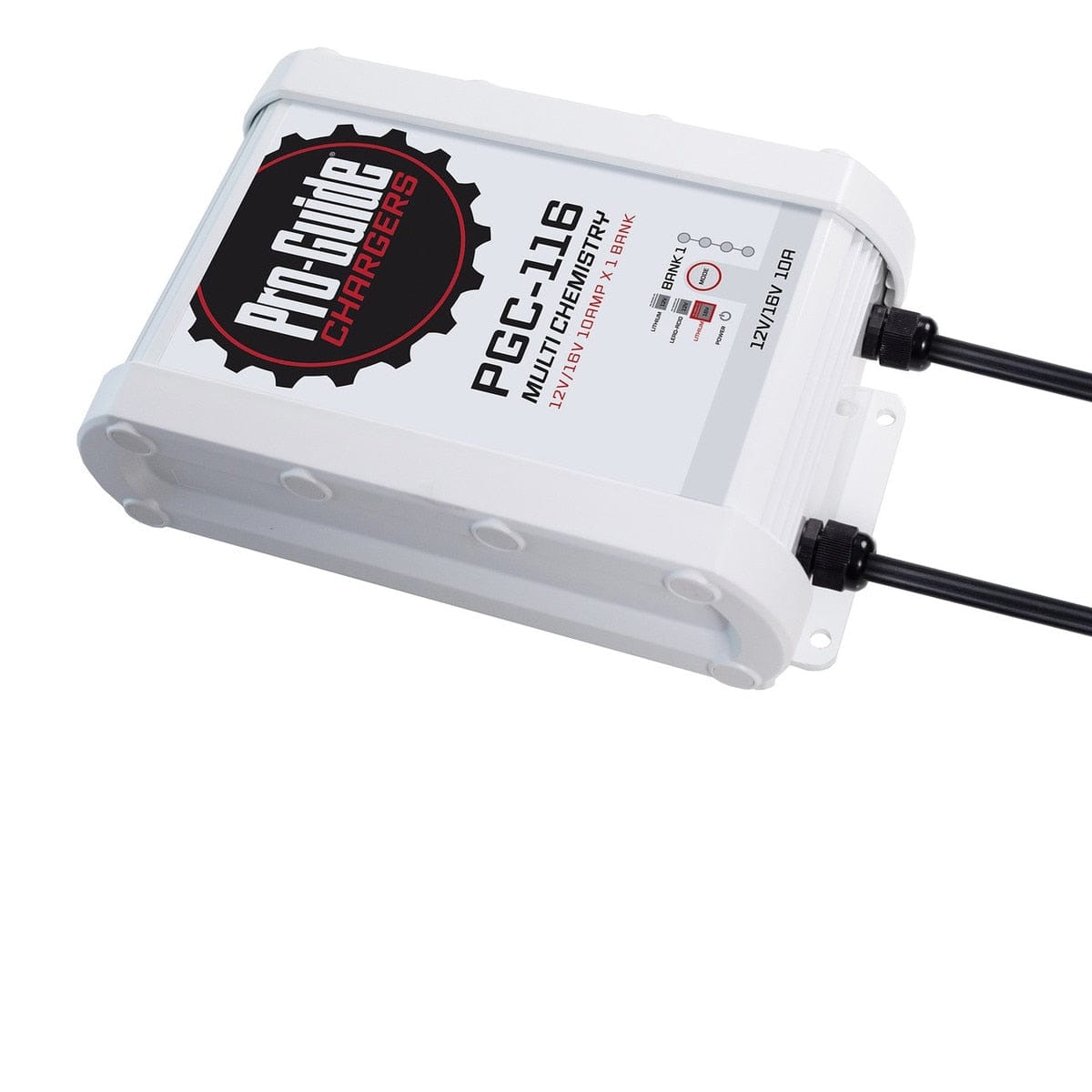 Pro-Guide Qualifies for Free Shipping Pro-Guide 1-Bank 12/16v/10a AGM/LiFePO4 On Board Charger #PGC-116