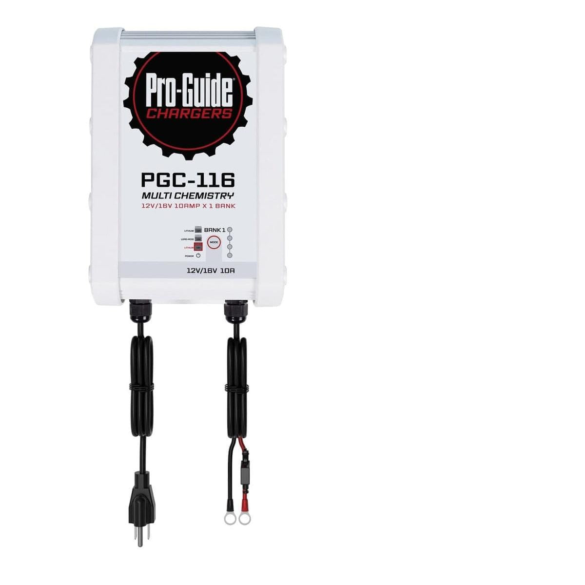 Pro-Guide Qualifies for Free Shipping Pro-Guide 1-Bank 12/16v/10a AGM/LiFePO4 On Board Charger #PGC-116
