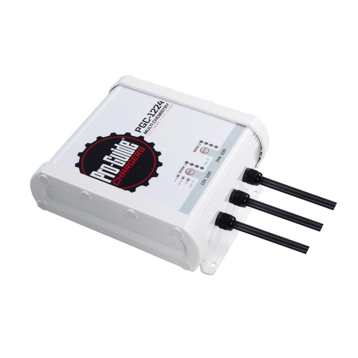 Pro-Guide Qualifies for Free Shipping Pro-Guide 2-Bank 1x12v/10a Lead Acid/LiFePo4 & LiFePO4 On Board Charger #PGC-1224