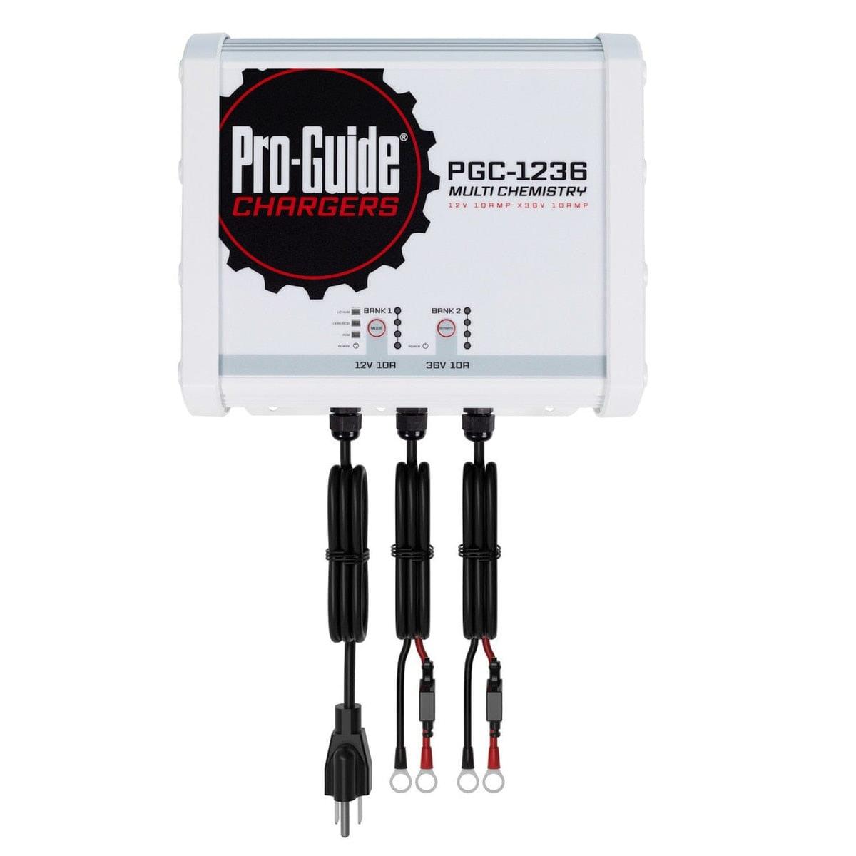 Pro-Guide Qualifies for Free Shipping Pro-Guide 2-Bank 1x12v/10a Lead Acid/LiFePo4 & LiFePO4 On Board Charger #PGC-1236