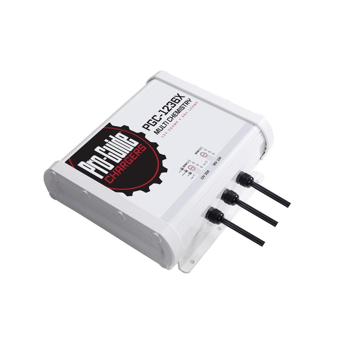 Pro-Guide Qualifies for Free Shipping Pro-Guide 2-Bank 1x12v/20a Lead Acid/LiFePo4 & LiFePO4 On Board Charger #PGC-1236X