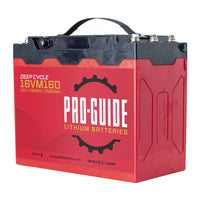 Pro-Guide Qualifies for Free Shipping Pro-Guide Alpha 16v 160ah Group 31 Tall Lithium Battery #16VM160