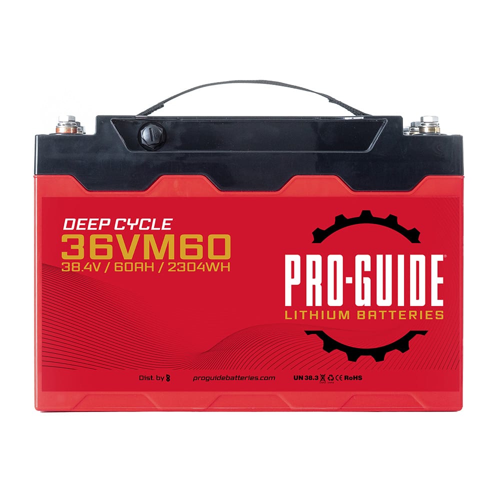 Pro-Guide Qualifies for Free Shipping Pro-Guide Alpha 36v 60ah Group 31 Lithium Battery #36VM60