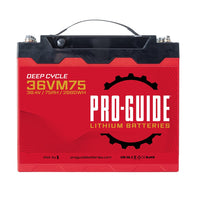 Pro-Guide Qualifies for Free Shipping Pro-Guide Alpha 36v 75ah Group 31 Tall Lithium Battery #36VM75