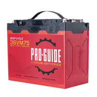 Pro-Guide Qualifies for Free Shipping Pro-Guide Alpha 36v 75ah Group 31 Tall Lithium Battery #36VM75