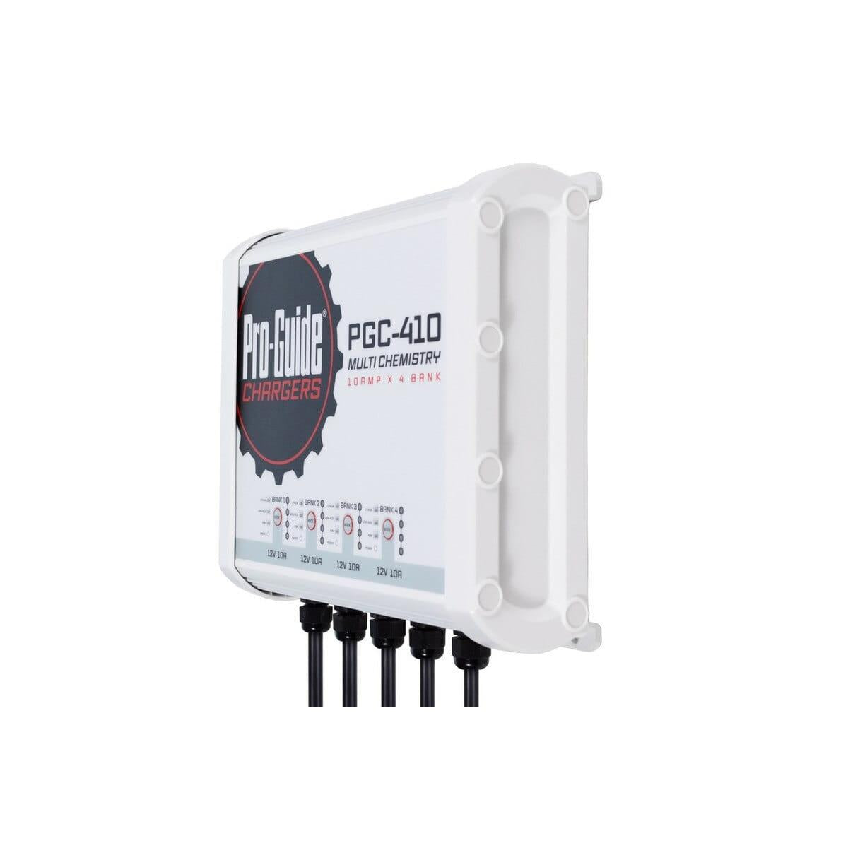 Pro-Guide Qualifies for Free Shipping Pro-Guide Charger 4-Bank 4x12v/10a Lead Acid/LiFePO4 On Board Charger #PGC-410