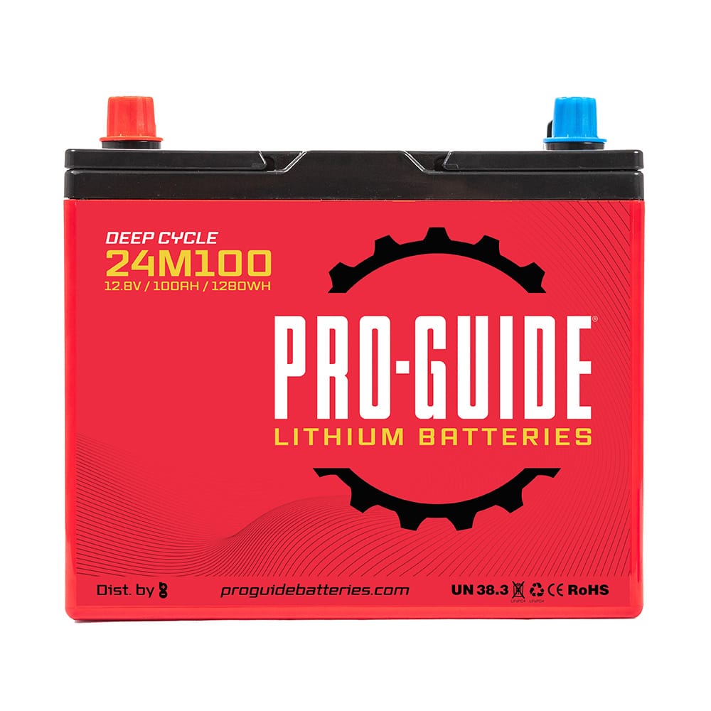 Pro-Guide Qualifies for Free Shipping Pro-Guide Signature 12v 100ah Group 24 Lithium Battery #24M100