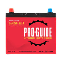 Pro-Guide Qualifies for Free Shipping Pro-Guide Signature 12v 100ah Group 24 Lithium Battery #24M100
