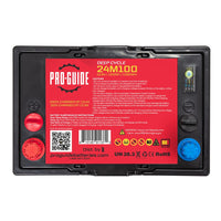 Pro-Guide Qualifies for Free Shipping Pro-Guide Signature 12v 100ah Group 24 Lithium Battery #24M100