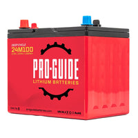Pro-Guide Qualifies for Free Shipping Pro-Guide Signature 12v 100ah Group 24 Lithium Battery #24M100