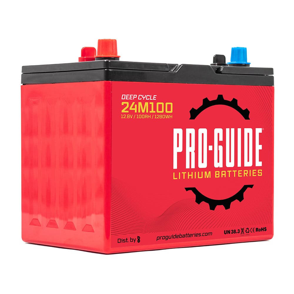 Pro-Guide Qualifies for Free Shipping Pro-Guide Signature 12v 100ah Group 24 Lithium Battery #24M100