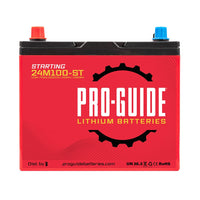 Pro-Guide Qualifies for Free Shipping Pro-Guide Signature 12v 100ah Group 24 Lithium Battery #24M100-ST