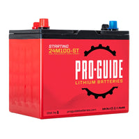 Pro-Guide Qualifies for Free Shipping Pro-Guide Signature 12v 100ah Group 24 Lithium Battery #24M100-ST