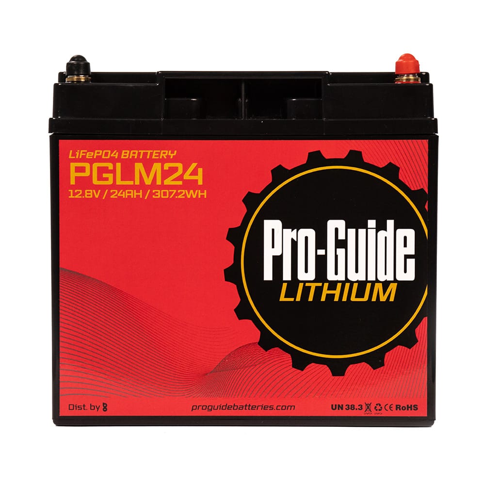 Pro-Guide Qualifies for Free Shipping Pro-Guide Signature 12v 24ah Lithium Battery #M24