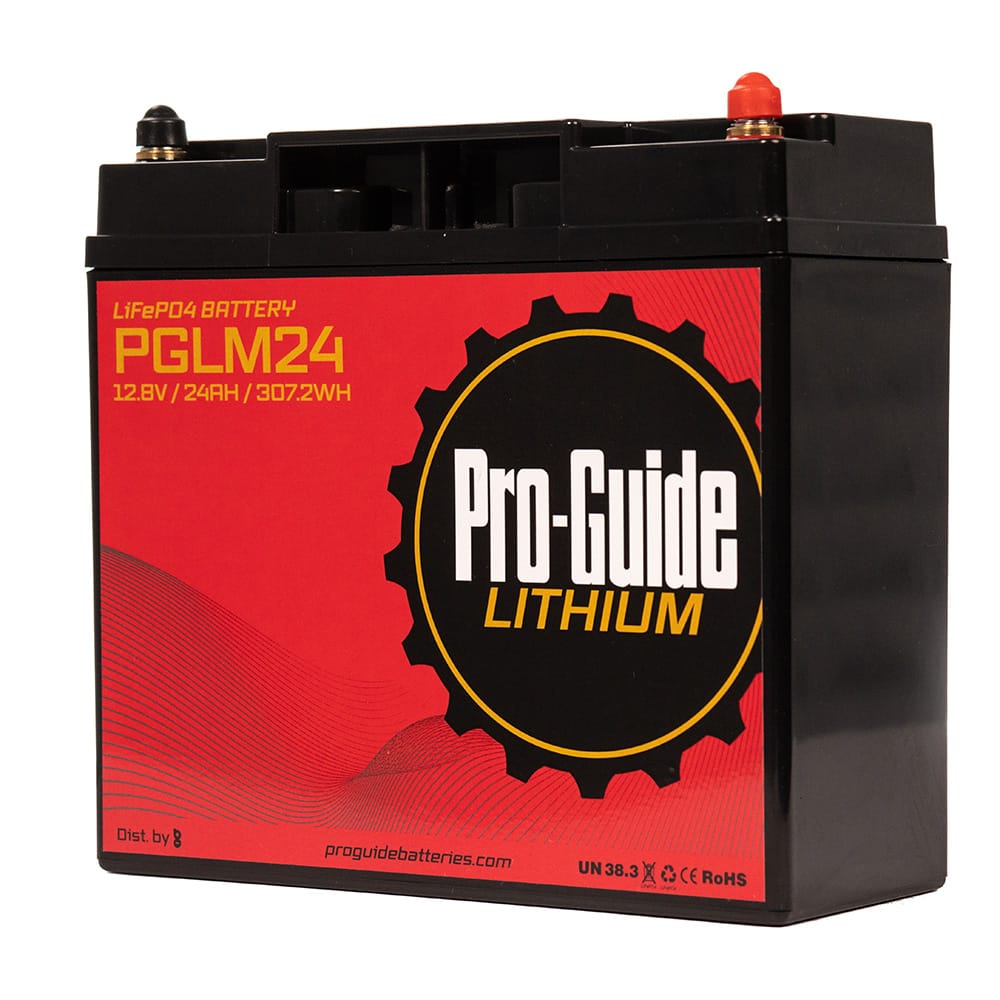 Pro-Guide Qualifies for Free Shipping Pro-Guide Signature 12v 24ah Lithium Battery #M24