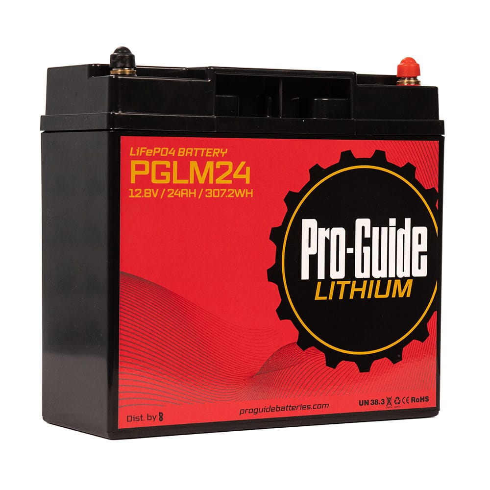 Pro-Guide Qualifies for Free Shipping Pro-Guide Signature 12v 24ah Lithium Battery #M24