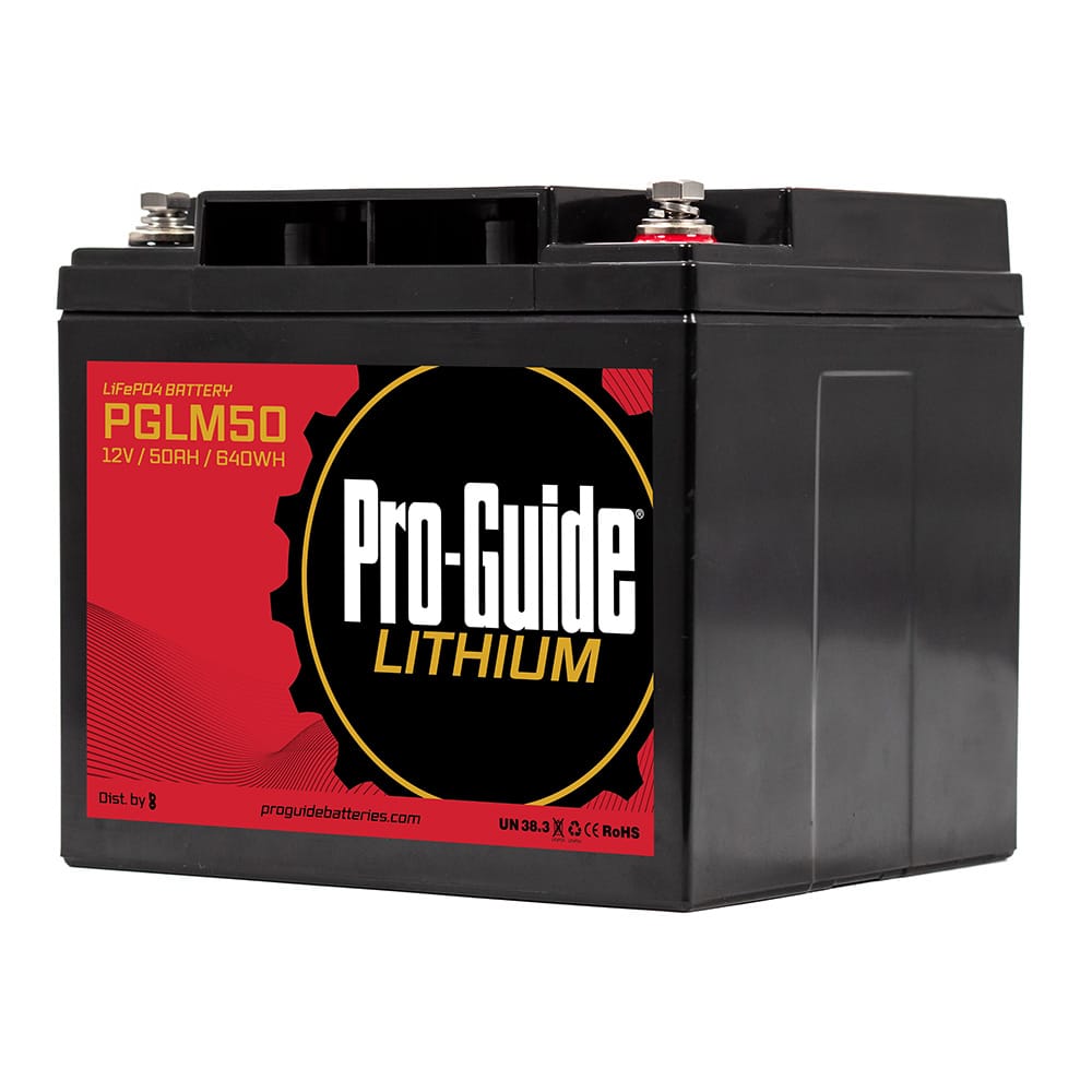 Pro-Guide Qualifies for Free Shipping Pro-Guide Signature 12v 50ah Lithium Battery #M50