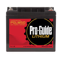 Pro-Guide Qualifies for Free Shipping Pro-Guide Signature 12v 50ah Lithium Battery #M50