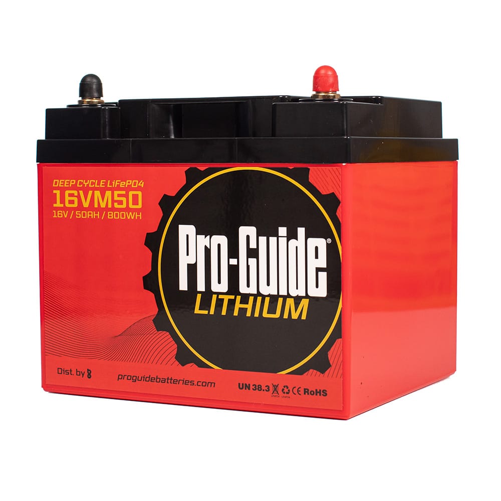 Pro-Guide Qualifies for Free Shipping Pro-Guide Signature 16v 50ah Lithium Battery #16VM50