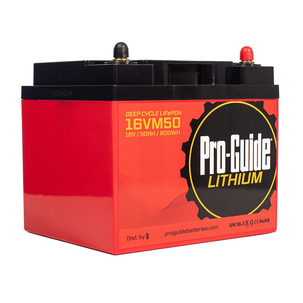 Pro-Guide Qualifies for Free Shipping Pro-Guide Signature 16v 50ah Lithium Battery #16VM50