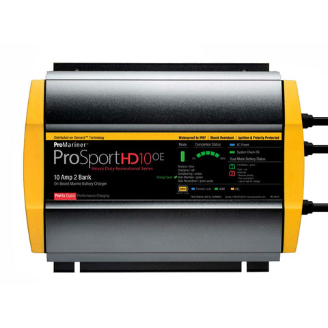 ProMariner Qualifies for Free Shipping Promariner Prosport 10 Gen 4 10a 2-Bank Battery Charger #44010