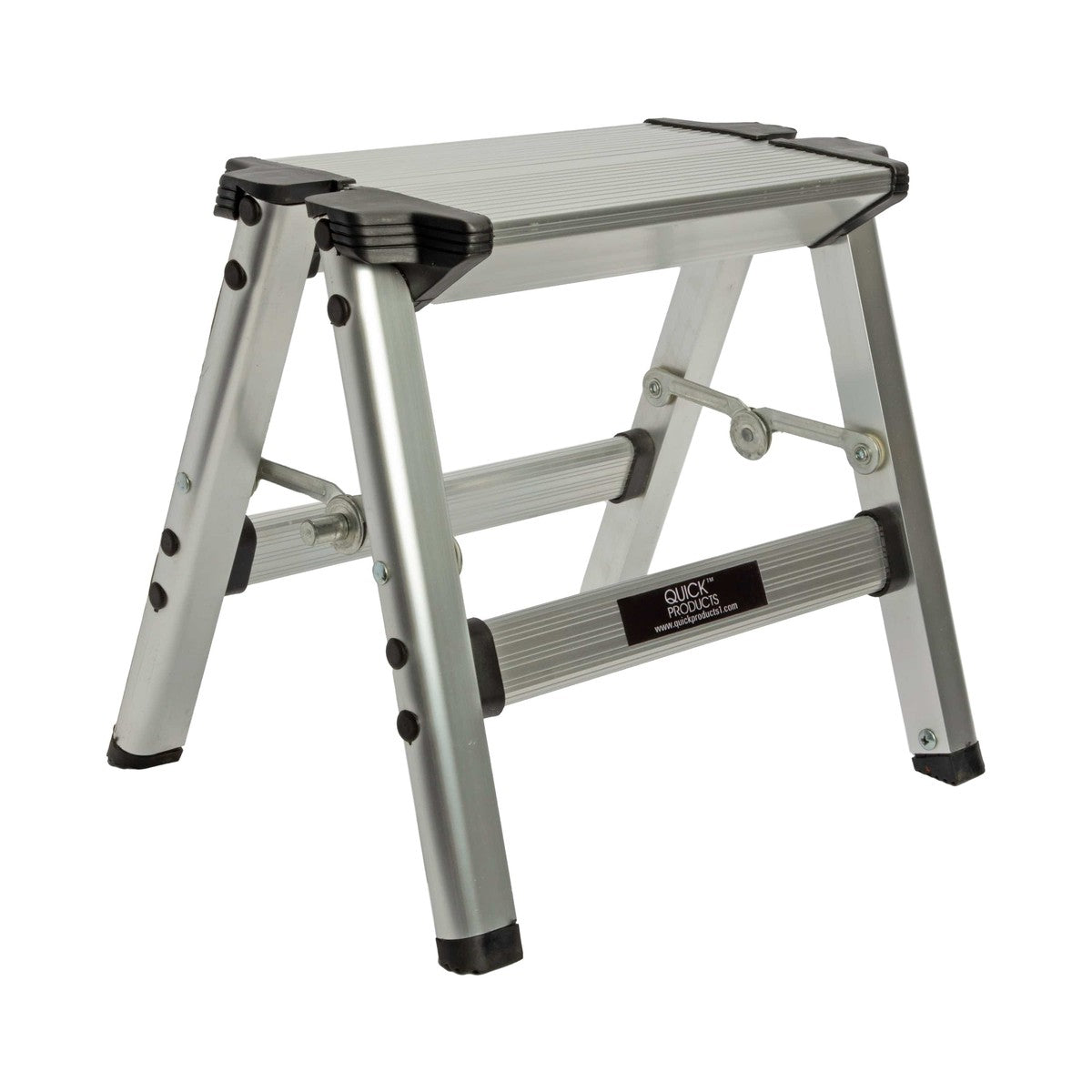 Quick Products Qualifies for Free Shipping Quick Products Slim-Profile Easy Folding One-Step Stool 200 lb Capacity #QP-FOSS