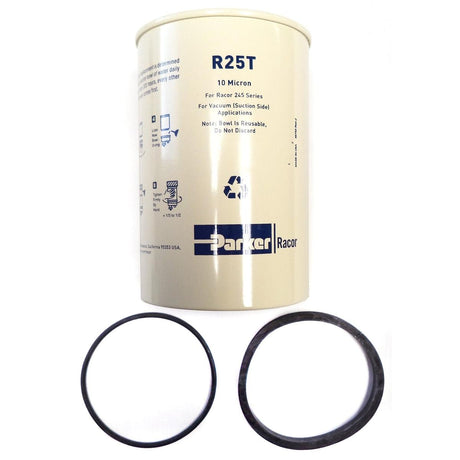 Racor Qualifies for Free Shipping Racor 10 Micron Blue Fuel Filter Element #R25T