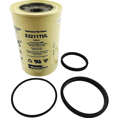 Racor Qualifies for Free Shipping Racor 10 Micron Diesel Fuel Filter Element #S3211TUL