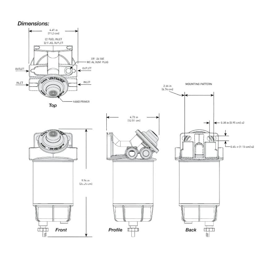 Racor Qualifies for Free Shipping Racor Fuel/Water Separator #490R-RAC-01