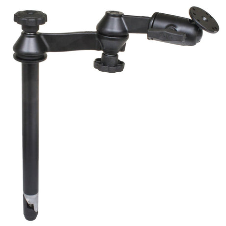 Ram Mounts Qualifies for Free Shipping RAM 12" Upper Pole with Double Swing Arms & Round Plate #RAM-VP-SW1-12