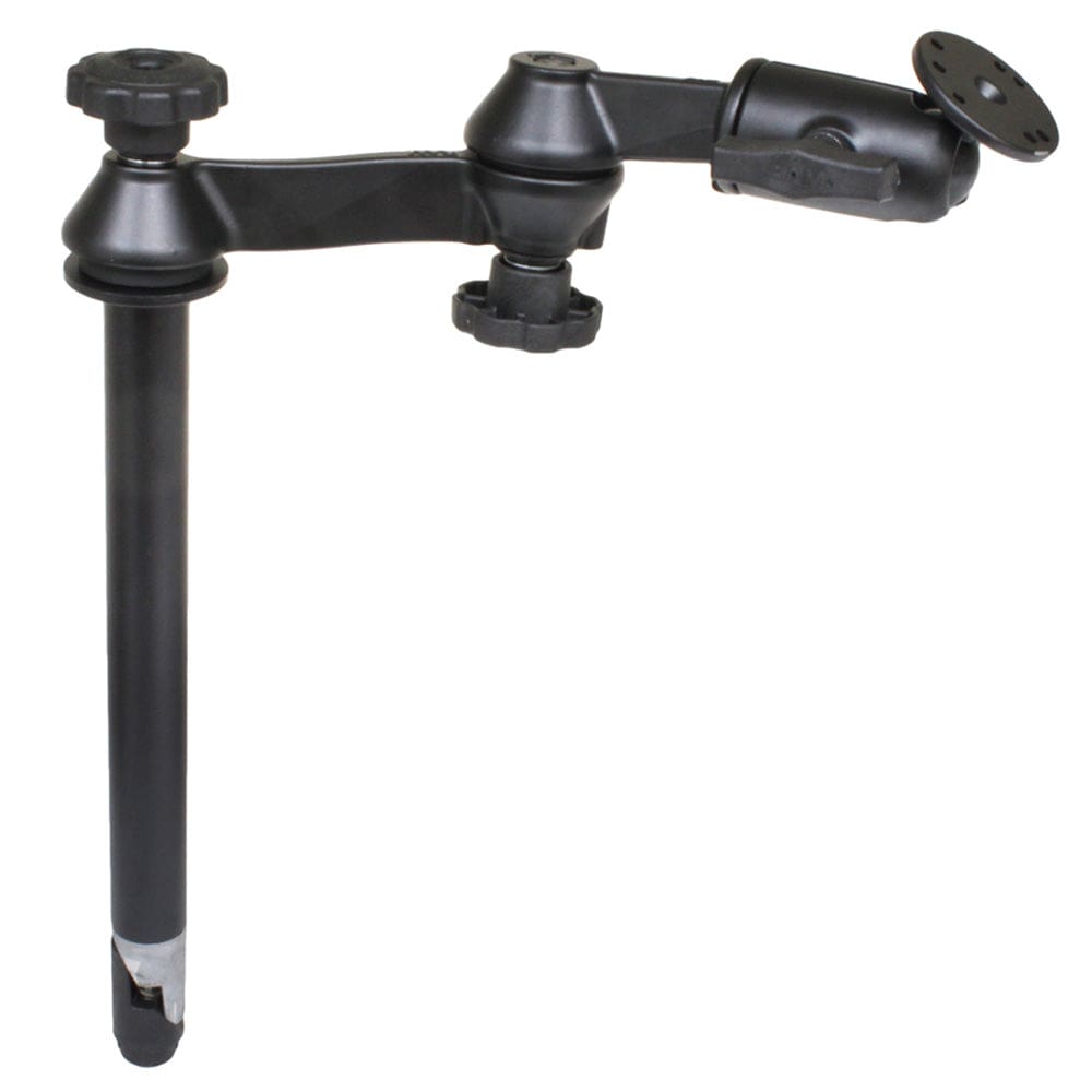 Ram Mounts Qualifies for Free Shipping RAM 12" Upper Pole with Double Swing Arms & Round Plate #RAM-VP-SW1-12