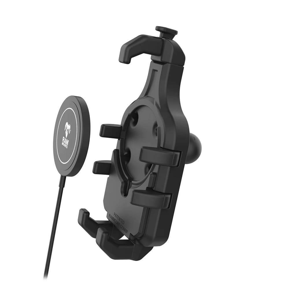 Ram Mounts Qualifies for Free Shipping RAM Quick-Grip Pro with Ball & Qi2 15w Wireless Charge #RAM-HOL-PD5B-W2MU