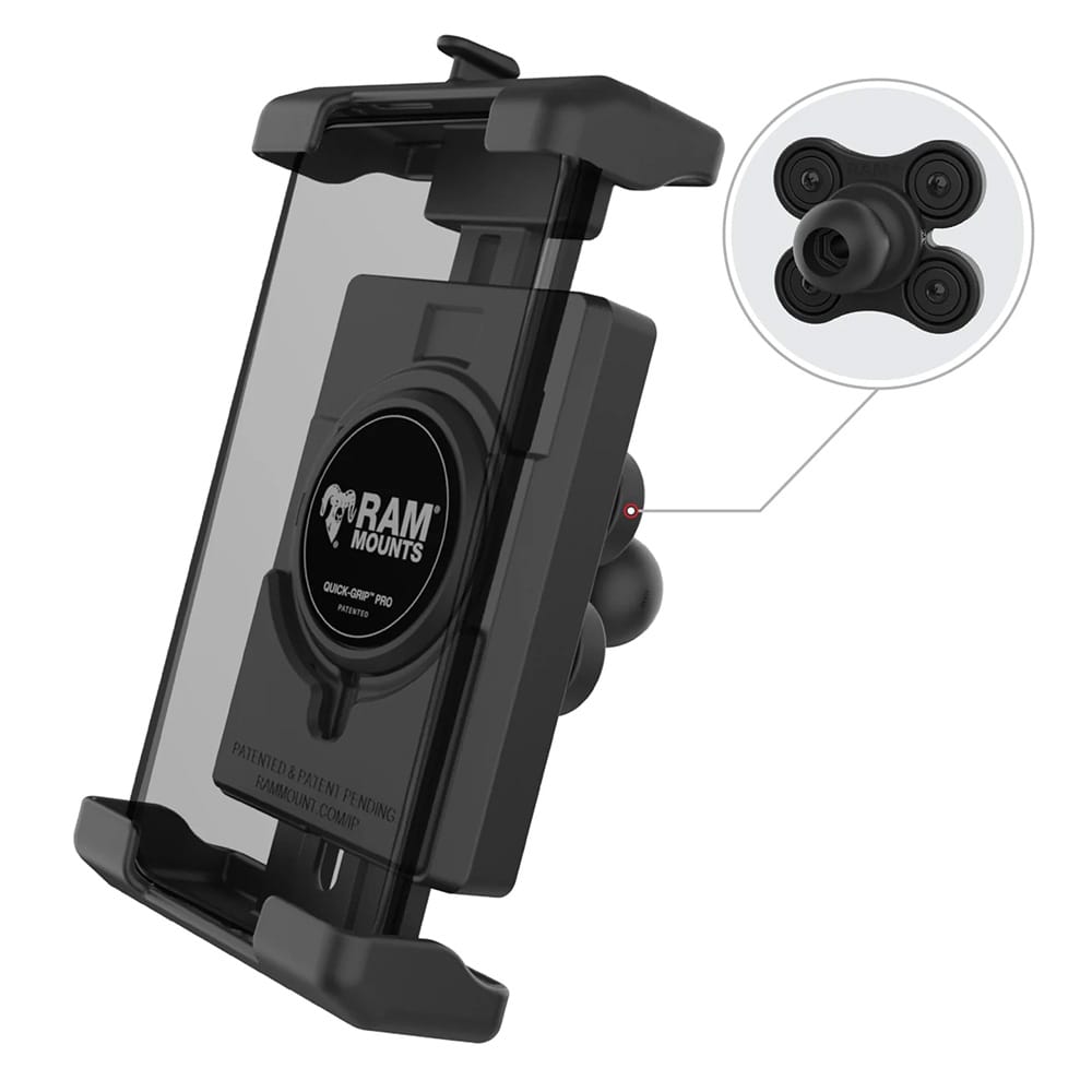 Ram Mounts Qualifies for Free Shipping RAM Quick-Grip Pro XL Phone Holder with Vibration Damp #RAM-HOL-PD7BVU