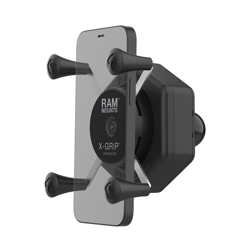 Ram Mounts Qualifies for Free Shipping RAM X-Grip Phone Holder with Ball & Vibe-Safe Adapter #RAM-HOL-UN7B-462