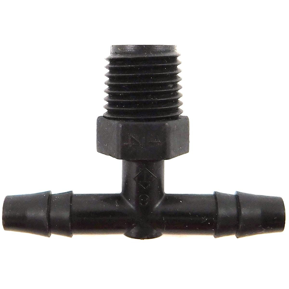 Raritan Qualifies for Free Shipping Raritan Fitting Tee 1/4 Male NPT x 1/4" Barb x 1" #41-106A