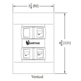 Raritan Truck Freight - Not Qualified for Free Shipping Raritan Marine Elegance Toilet 12v FW Multifunction Control #221HF01201