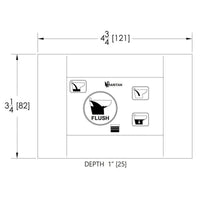 Raritan Truck Freight - Not Qualified for Free Shipping Raritan Me: White Remote Sea Water with Bluetooth #241ER02406