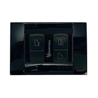 Raritan Qualifies for Free Shipping Raritan Multi-Function Flush Panel-Wall Control Black #221600B